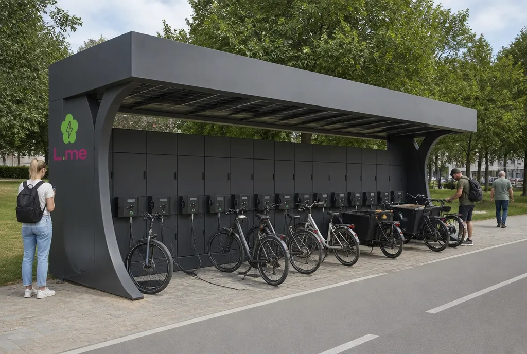 Solarbetriebene L.me Ladestation, Variante: Die Große