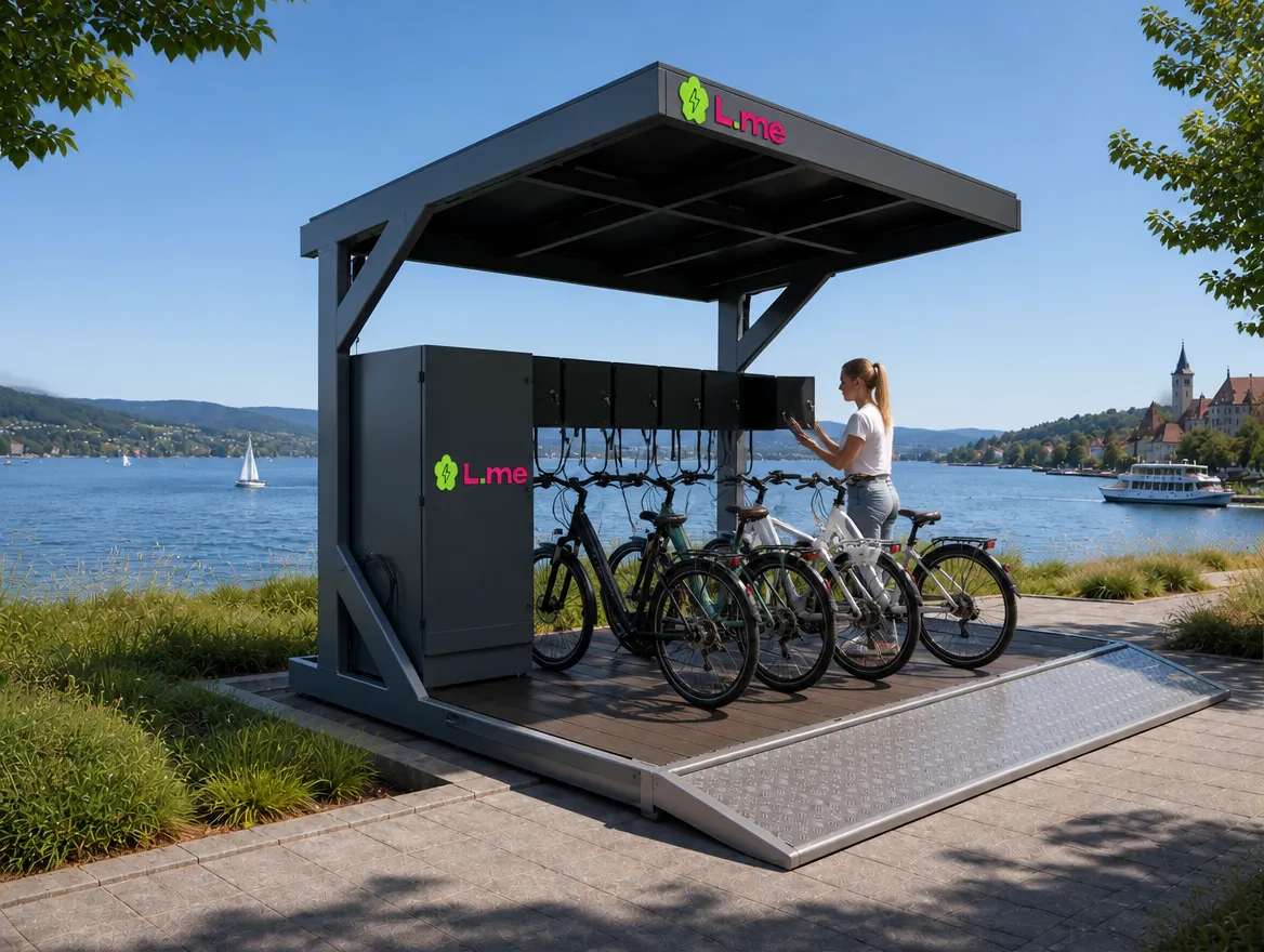Solarbetriebene L.me Ladestation, Variante: Die Kompakte