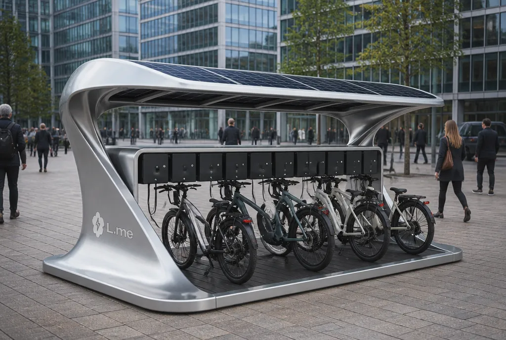 Solarbetriebene L.me Ladestation, Variante: Im Design-Look